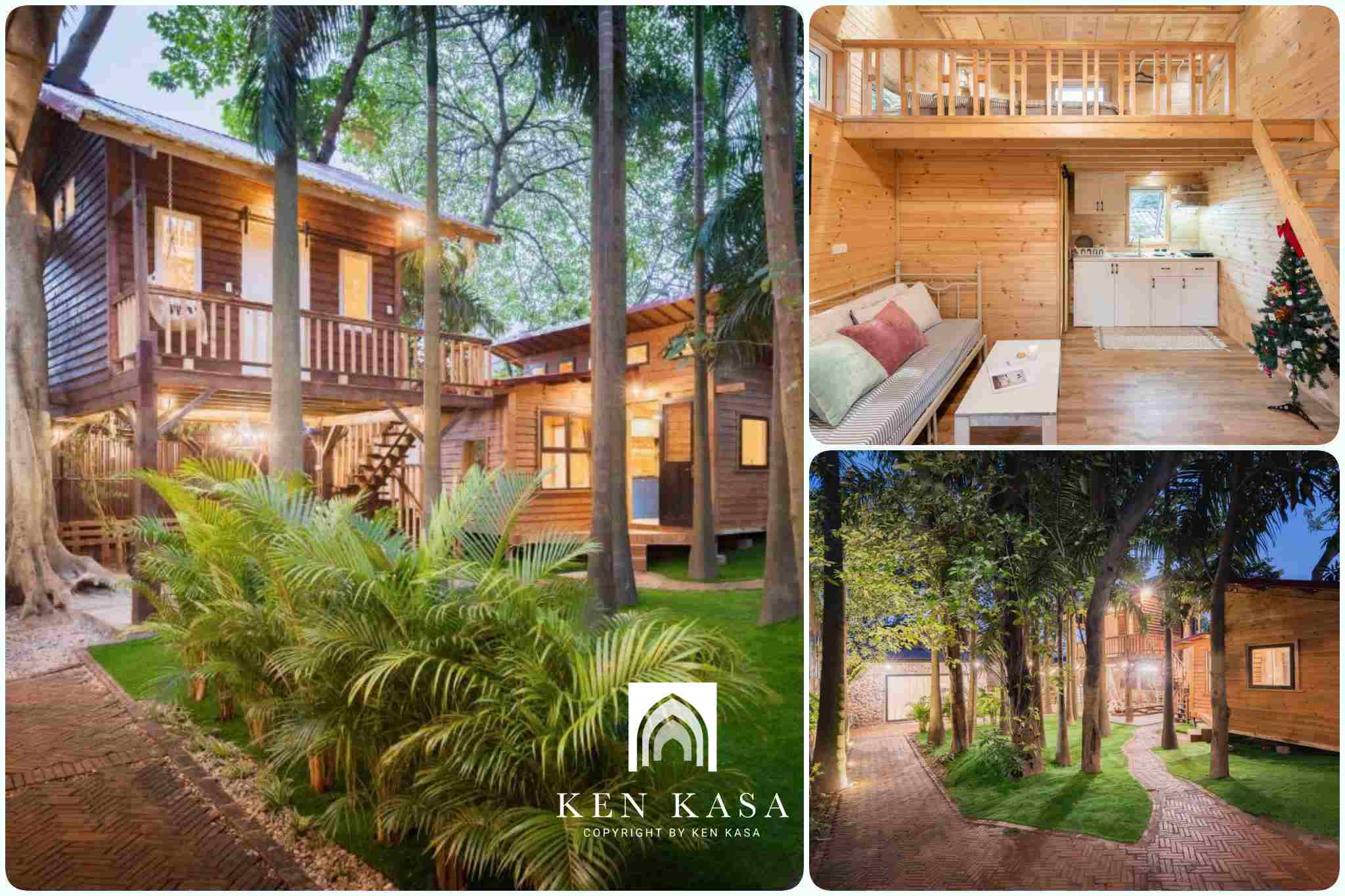 Mẫu thiết kế homestay giá rẻ kiểu nhà gỗ 